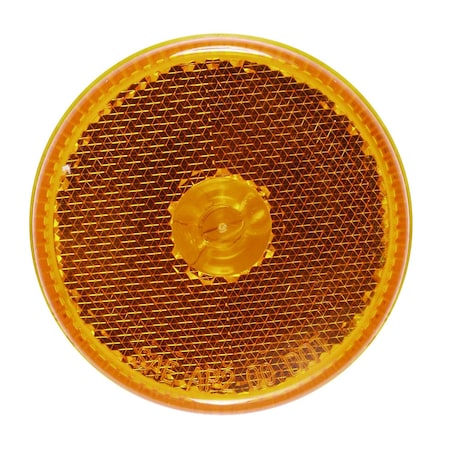 Optronics 2.5in. Yellow Grommet Mount Marker/Clearance Light With Reflex Lens MC57AB